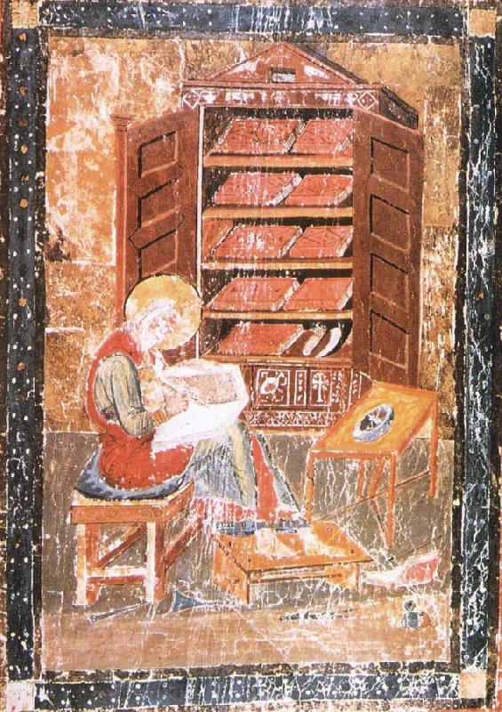  The prophet Ezra works Begin the saint documents, from the Codex Amiatinus, Jarrow